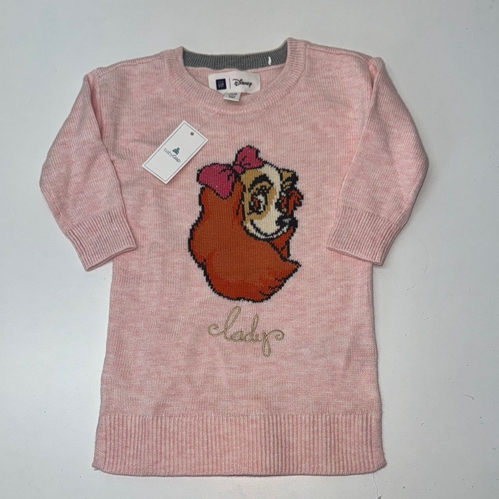 🔥GAP Pink Casual Dress Sz 12-18 months New